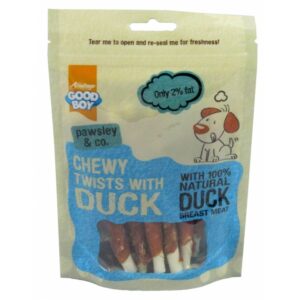 Good Boy Chewy Duck Twists Dog Treat, 90g