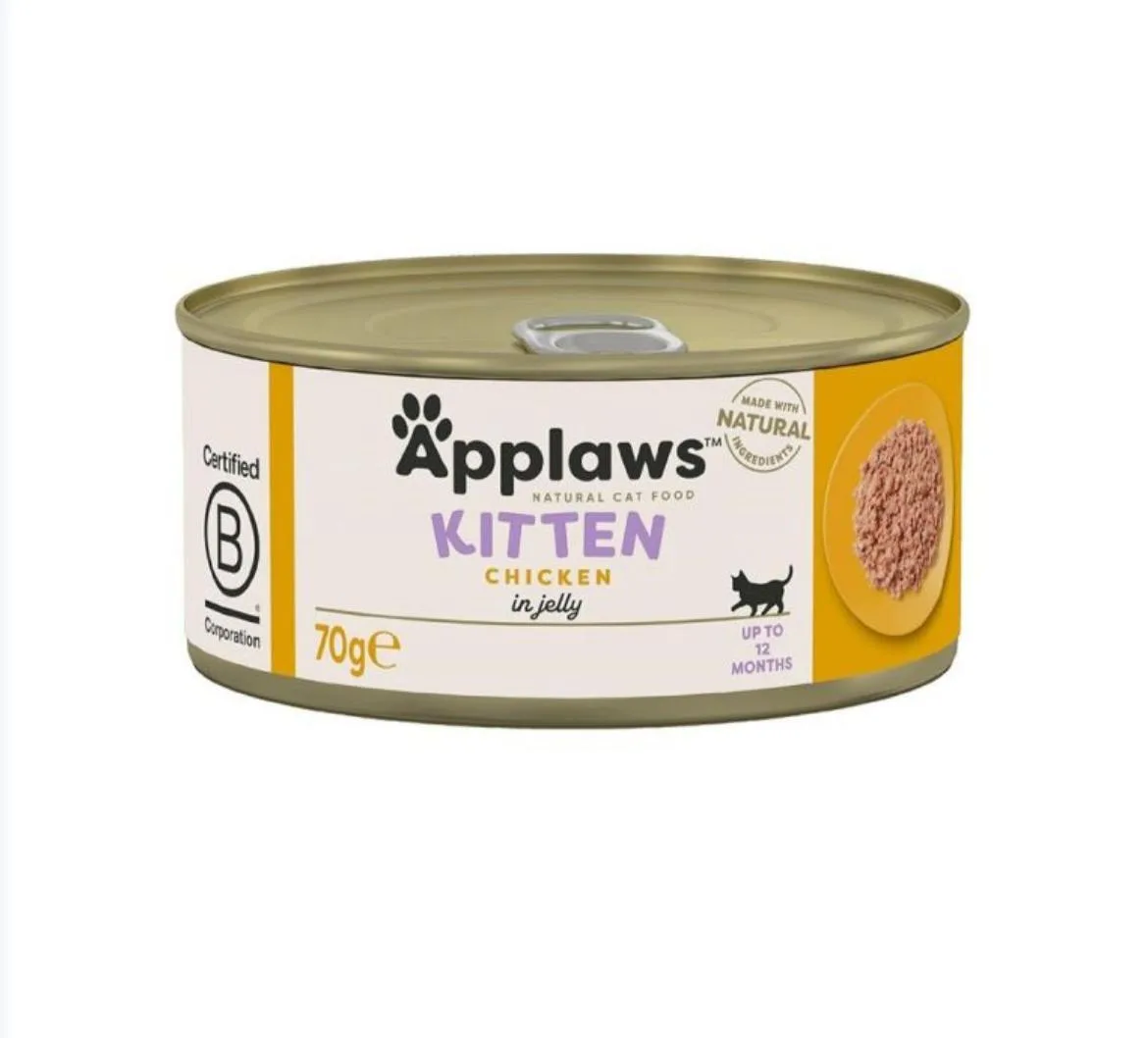 Applaws Chicken Wet Kitten Food, 70 g