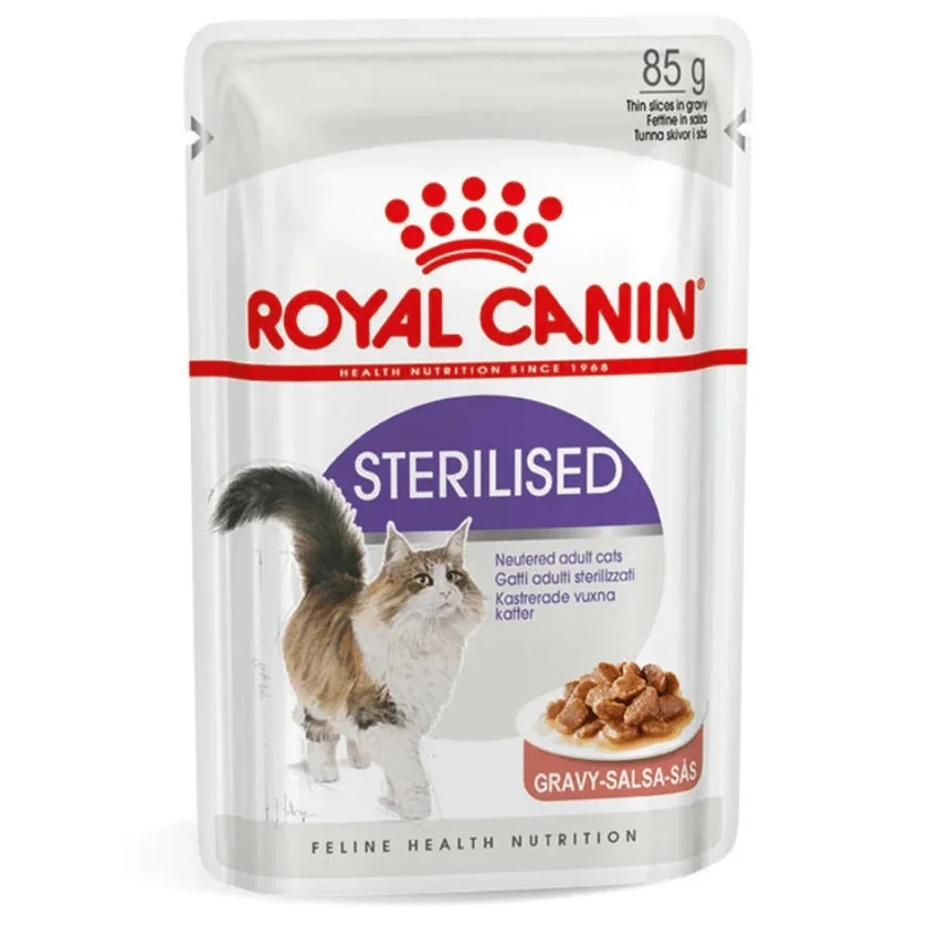Royal Canin Sterilised Wet Cat Food, 85 g