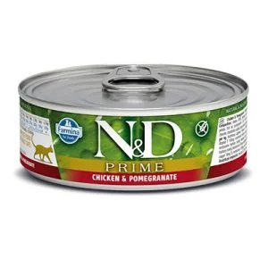 Farmina N&D Prime Chicken & Pomegranate Adult Wet Cat Food, 80 g