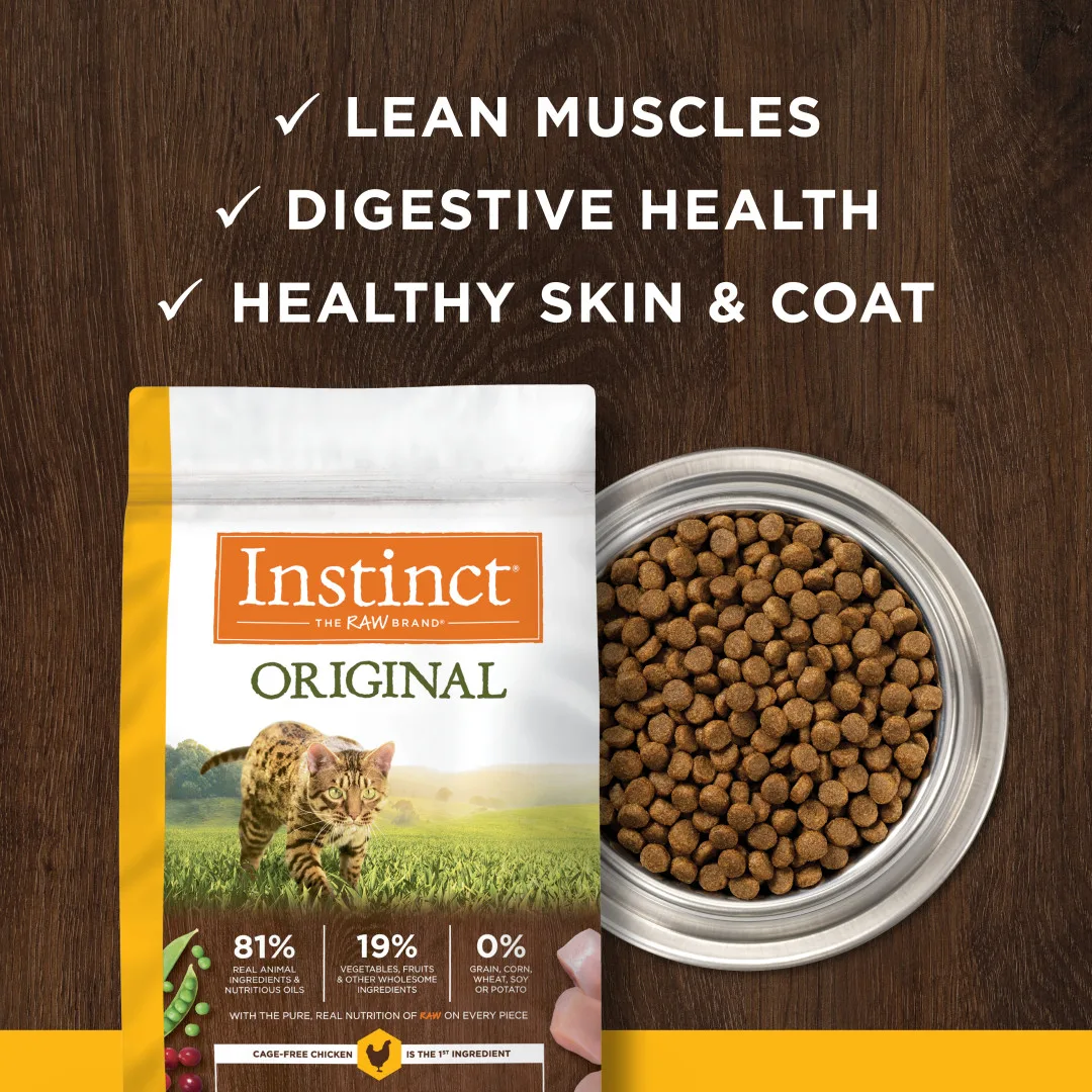 Instinct Original Real Chicken Grain-Free Dry Cat Food - Image 3