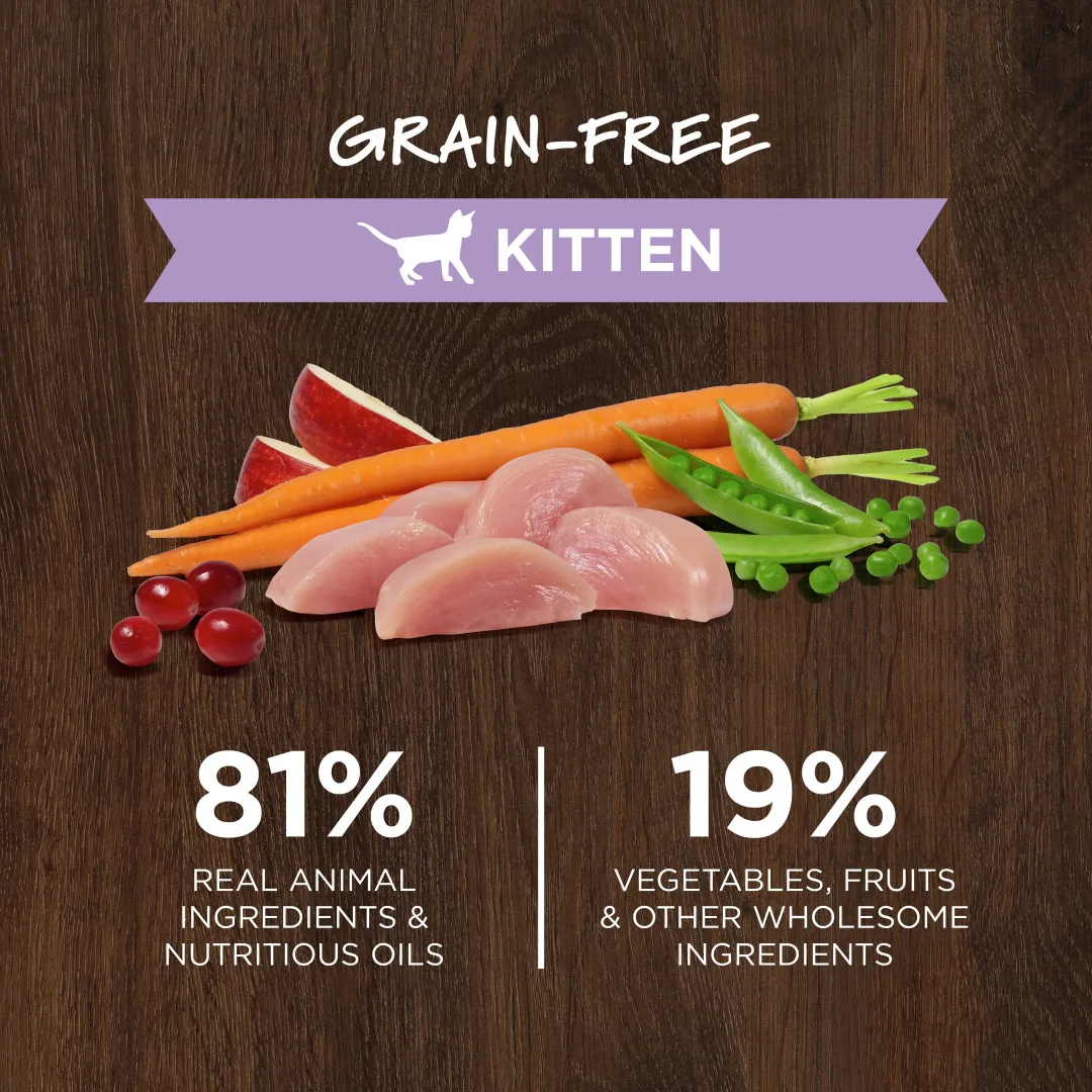 Instinct Original Real Chicken Grain-Free Dry Kitten Food, 2kg - Image 2