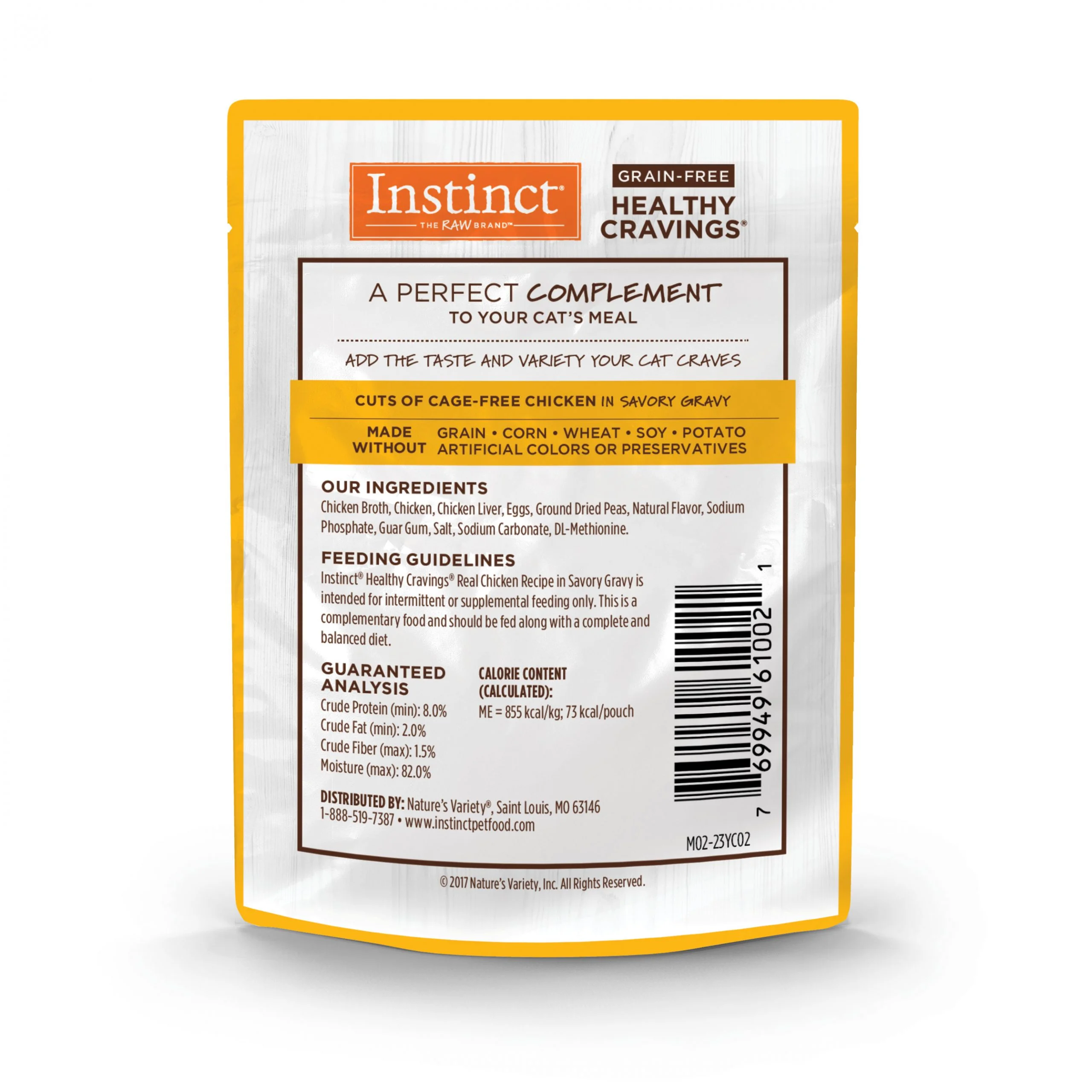 Instinct Healthy Cravings Real Chicken Grain-Free Wet Cat Food, 85g - Image 2