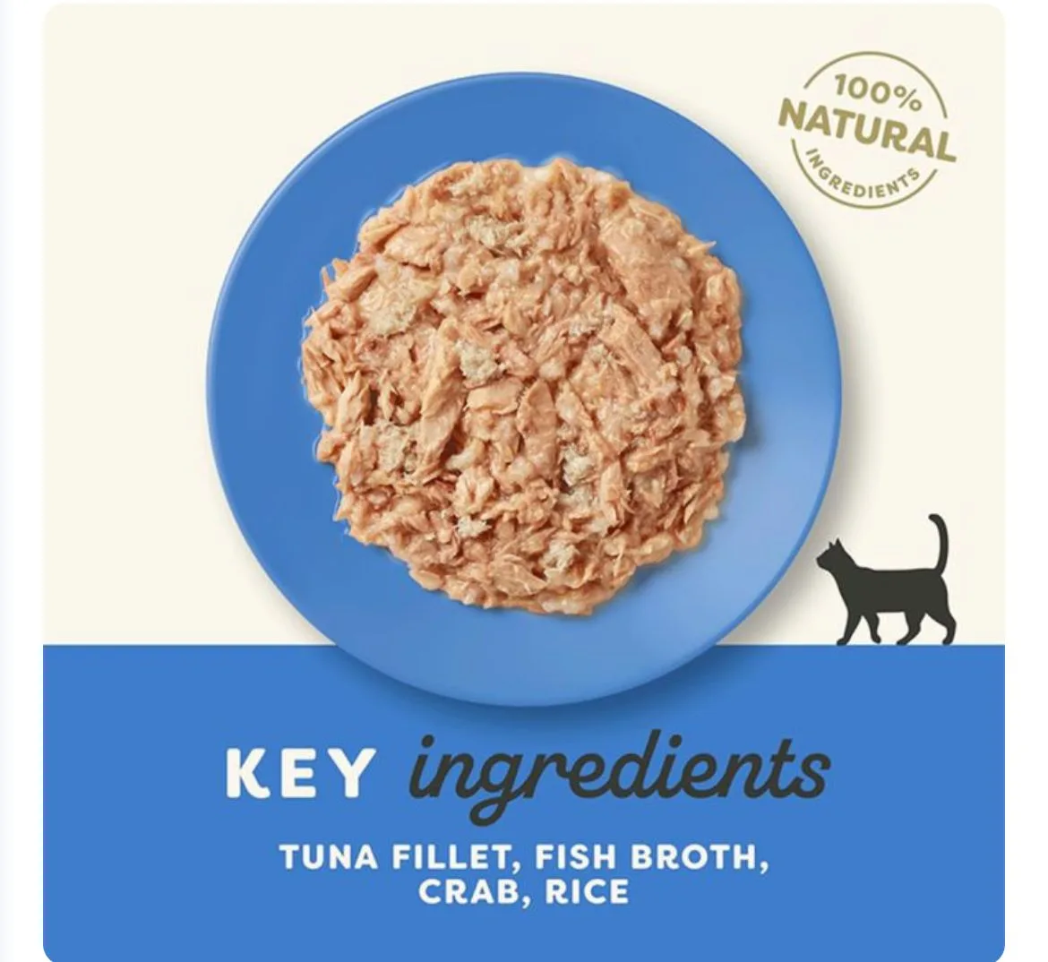Applaws Tuna Fillet with Crab Wet Cat Food, 70 g - Image 2