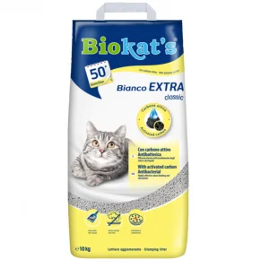 رمل القطط الكلاسيكي Biokat's Bianco Extra
