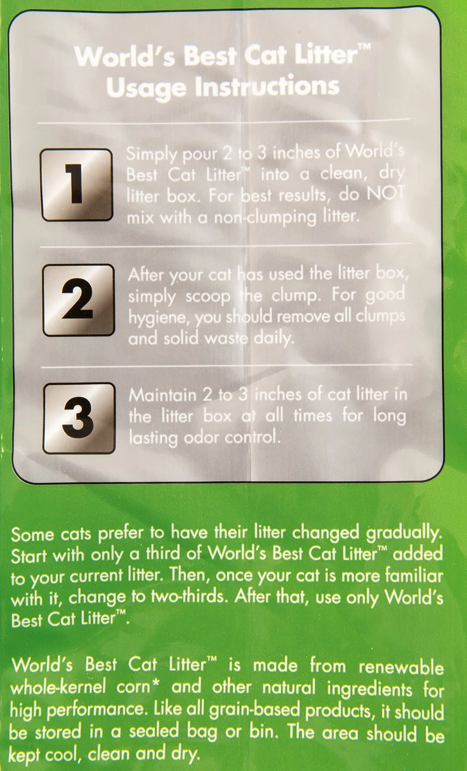 World's Best Unscented Clumping Corn Cat Litter - Image 4