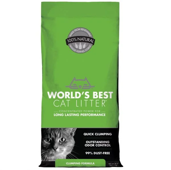 World's Best Unscented Clumping Corn Cat Litter