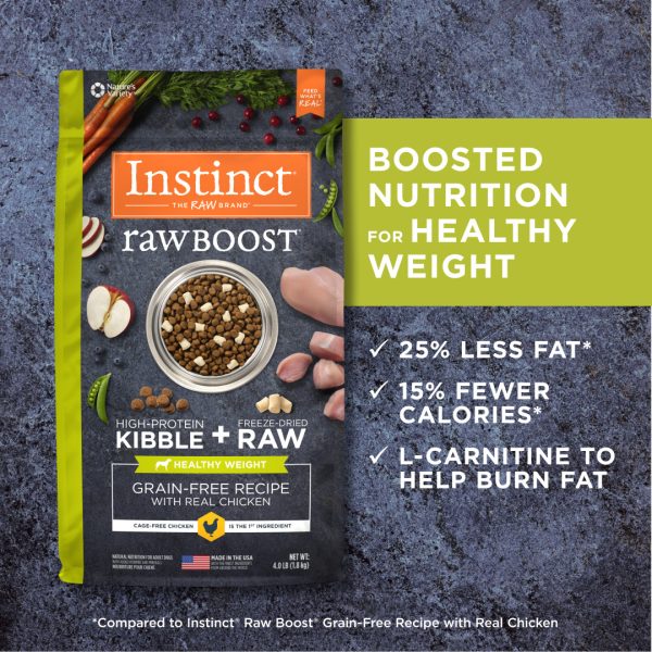 Instinct Raw Boost Real Chicken for Healthy Weight Dry Dog Food - Image 4
