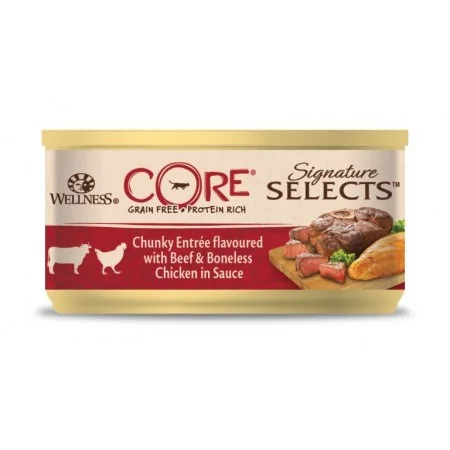 Wellness CORE Signature Selects Chunky Beef & Chicken Wet Cat Food, 79 g