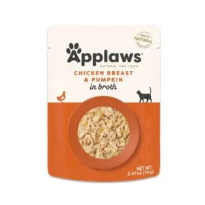 Applaws Chicken with Pumpkin in Broth Wet Cat Food, 70 g