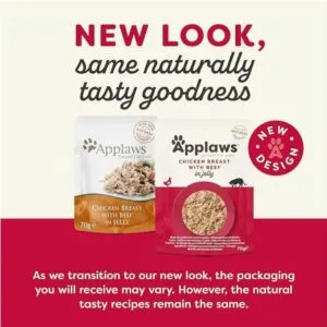 Alternative view of Applaws Chicken with Beef in Jelly Wet Cat Food, 70 g