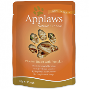 Applaws Chicken with Pumpkin in Broth Wet Cat Food, 70 g
