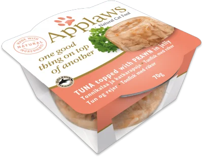 Applaws Tuna with Prawn in Jelly Wet Cat Food, 70 g