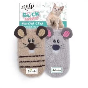 AFP Mouse Sock Cuddler Cat Toy