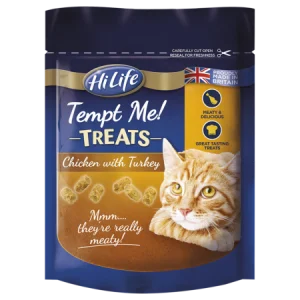 HiLife Tempt Me Cat Treats Chicken with Turkey, 60g