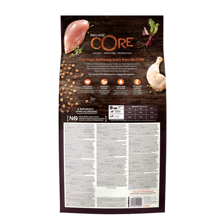 Wellness CORE Original Medium Breed Turkey with Chicken Recipe Dry Dog Food - Image 2