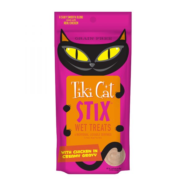 Tiki Cat Stix! Chicken Mousse Cat Treat, 6 Pieces