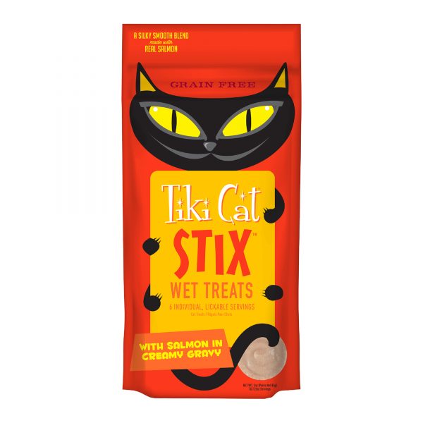 Tiki Cat Stix! Salmon Mousse Cat Treat, 6 Pieces