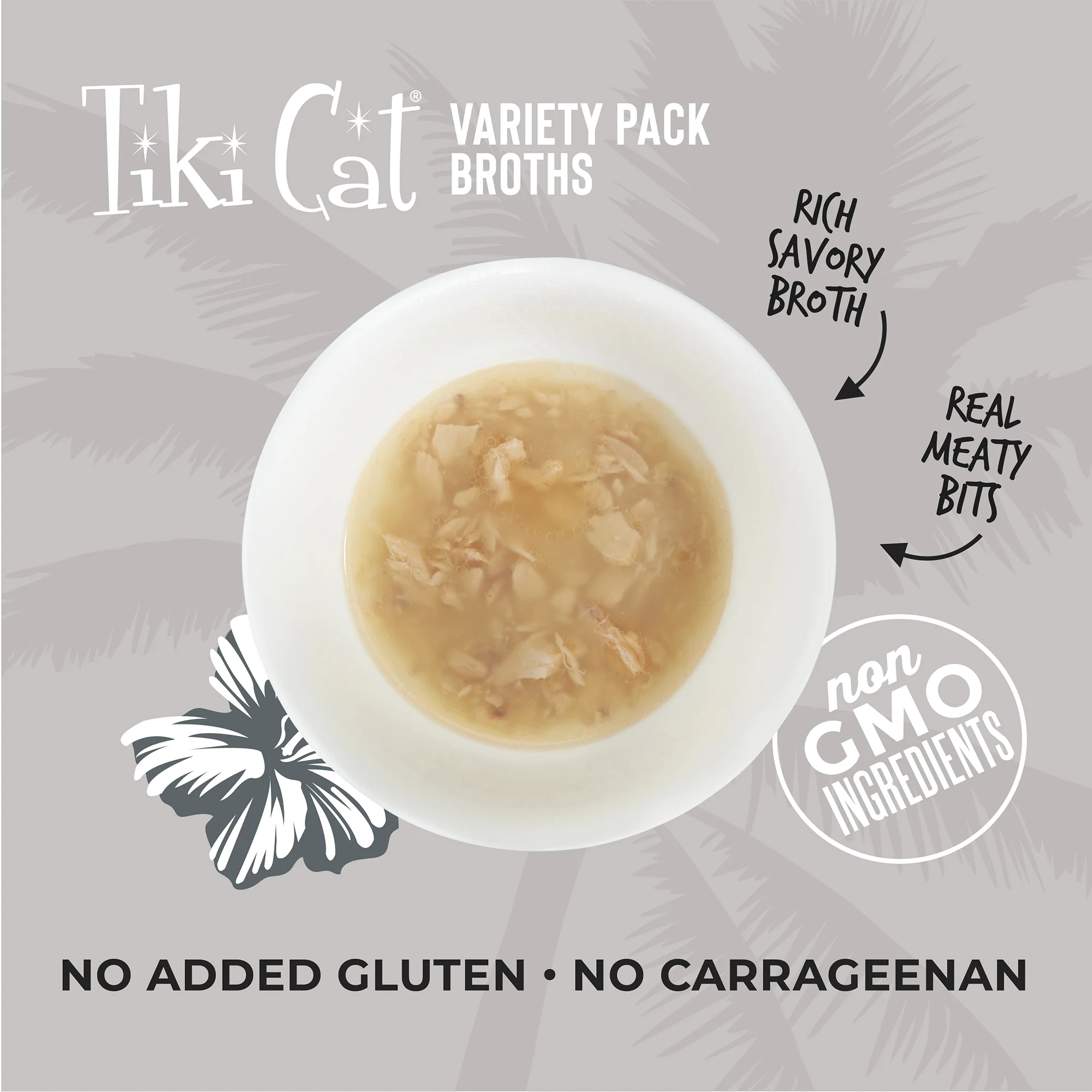 Tiki Cat Broths with Meaty Bites Variety Pack Cat Food Topper, 12 Pouches - Image 5
