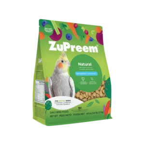 زوبريم نظام غذائي طبيعي للطيور للكوكاتيل، طيور الحب، الكانور 2.5 رطل
