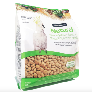 Zupreem Natural Avion Diet for Macaws, Cockatoos, Amazons, 3lb