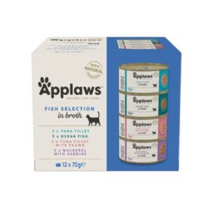 Applaws Fish Selection in Broth, 12 Cans