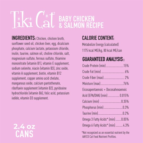 Tiki Cat Baby Chicken & Egg Recipe For Kittens Above 8 Weeks, 68g - Image 4