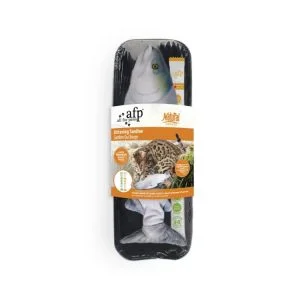 AFP White Jittering Fish Sardines Cat Toy