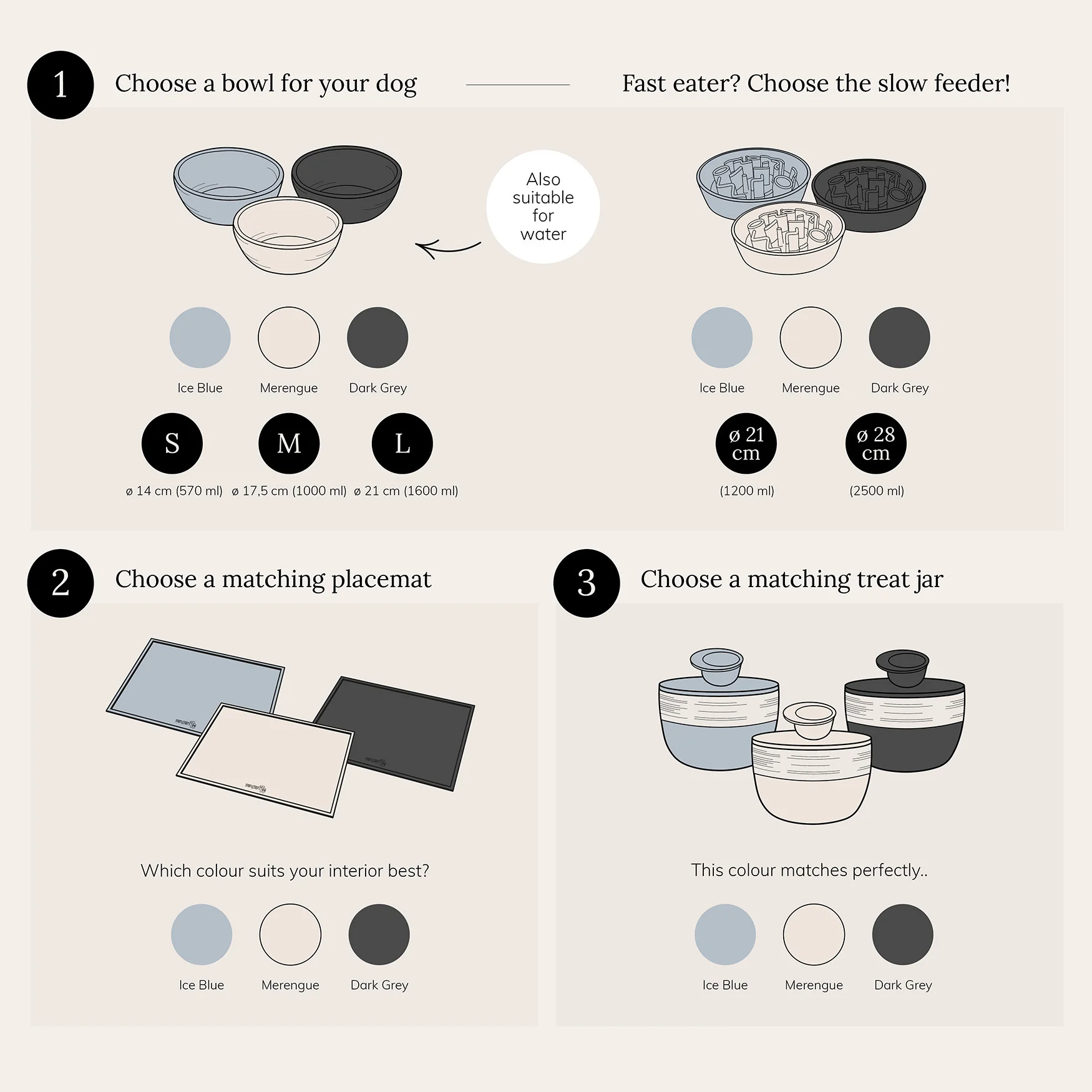 ⁦ديستركت 70 وعاء الحيوانات الأليفة من الخيزران، ميرينغ⁩ - الصورة ⁦5⁩