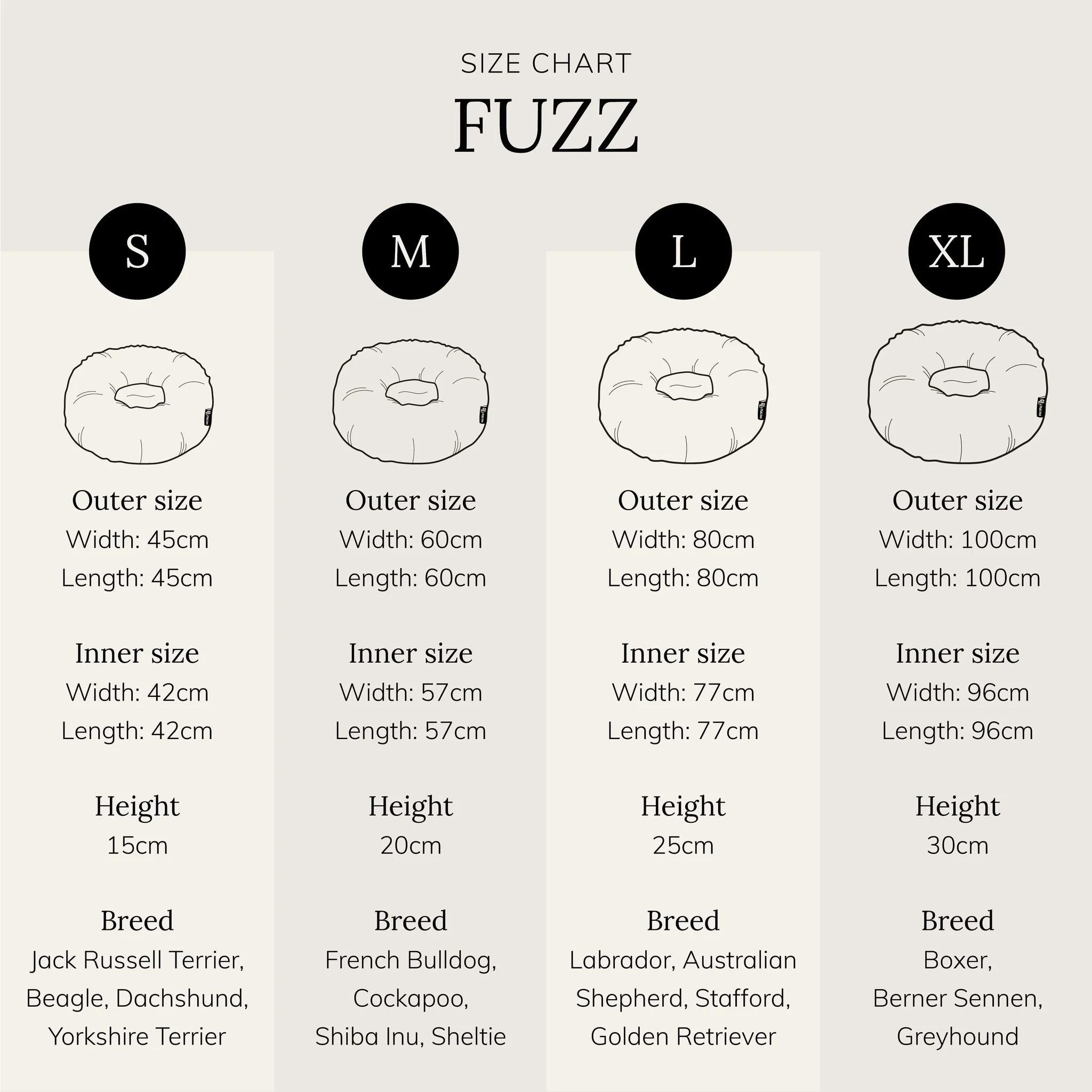 District 70 FUZZ Fluffy Donut Bed, Light Grey - Image 6