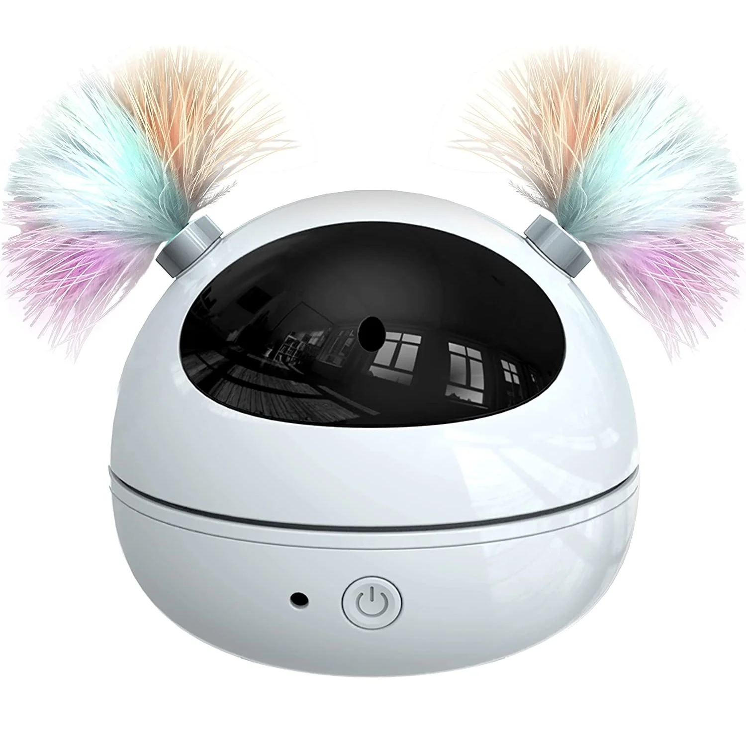 M-Pets Polaris Interactive Laser Cat Toy, White