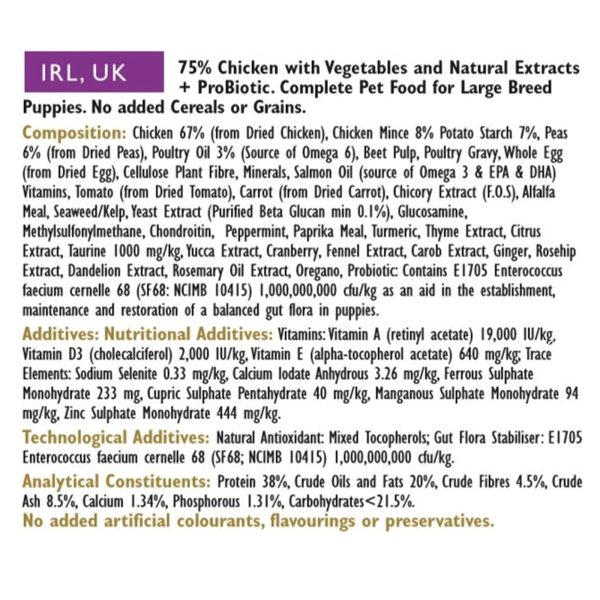 Applaws Chicken Large Breed Dry Puppy Food - Image 3