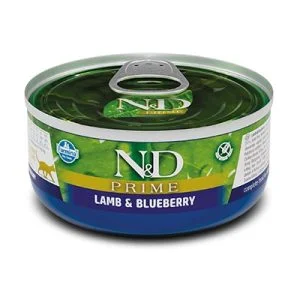 Farmina N&D Prime Lamb & Blueberry Wet Cat Food, 80 g
