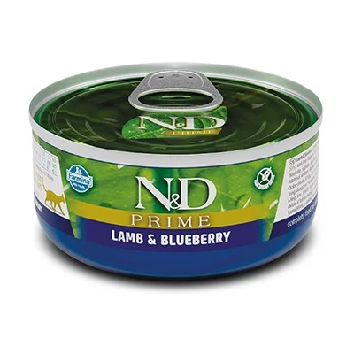 Farmina N&D Prime Lamb & Blueberry Wet Cat Food, 80 g