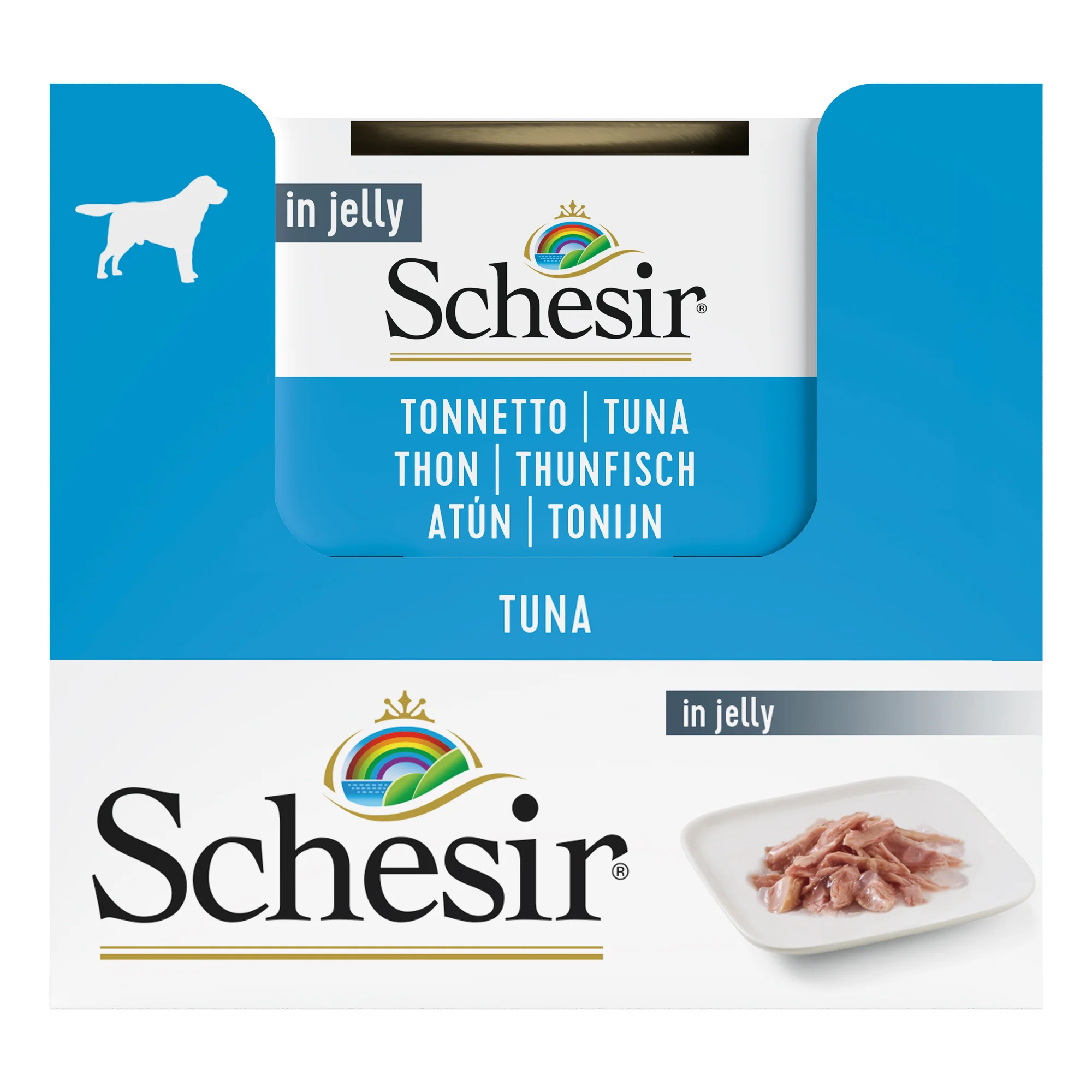 Schesir Tuna Wet Dog Food, 150g - Image 3