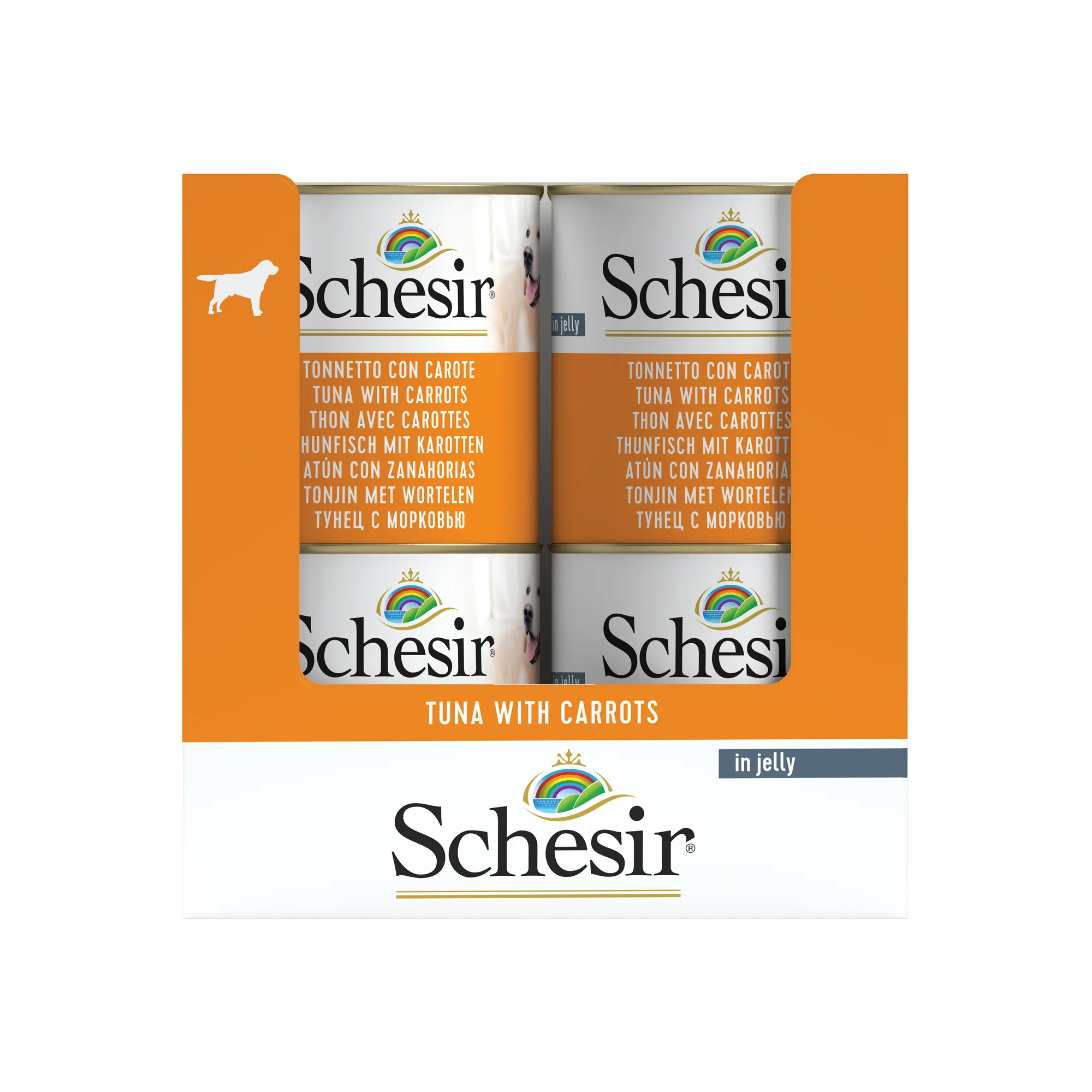Schesir Tuna with Carrots Wet Dog Food, 285g - Image 3