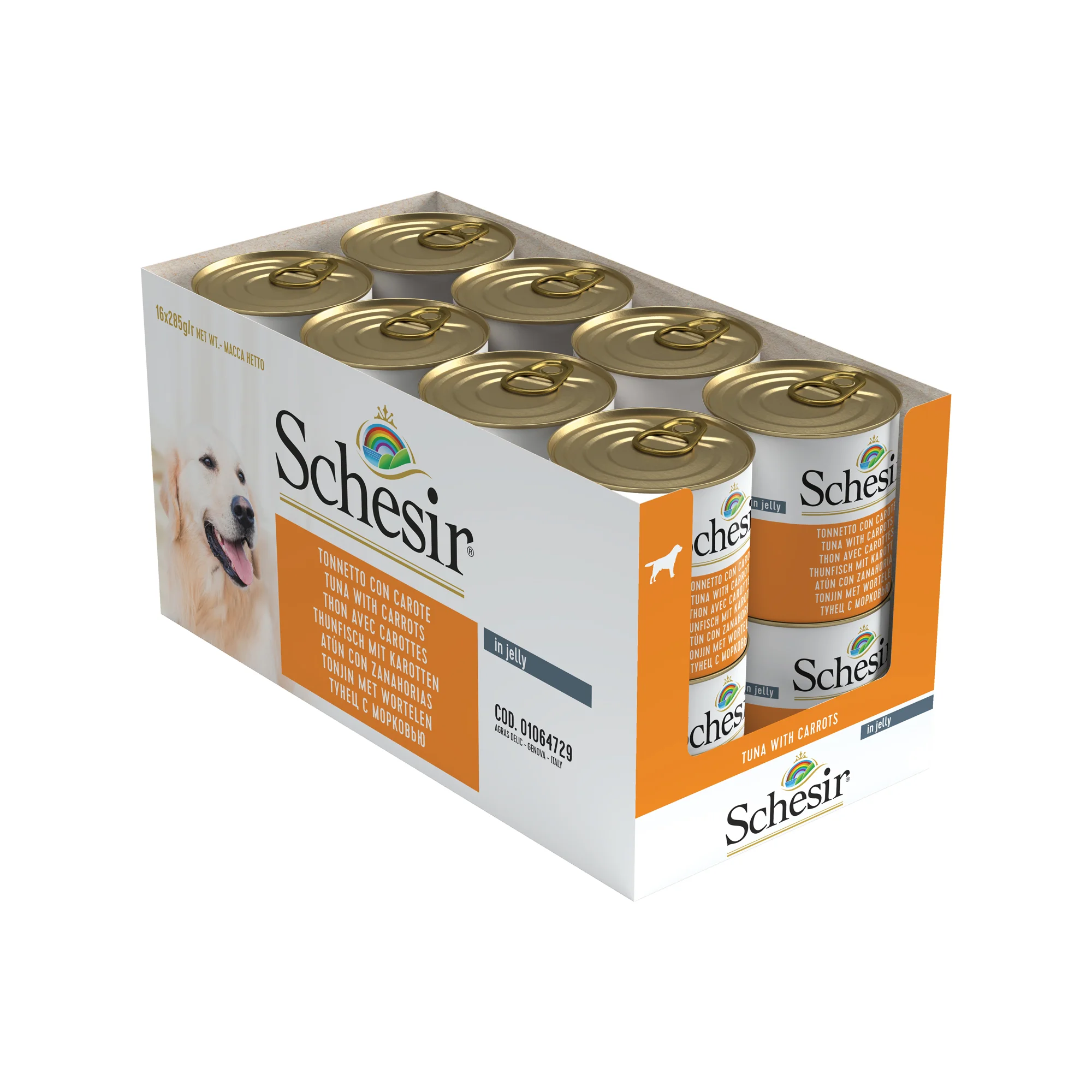 Schesir Tuna with Carrots Wet Dog Food, 285g - Image 4