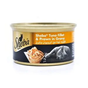 Sheba Tuna and Prawn in Seafood Wet Cat Food, 85g