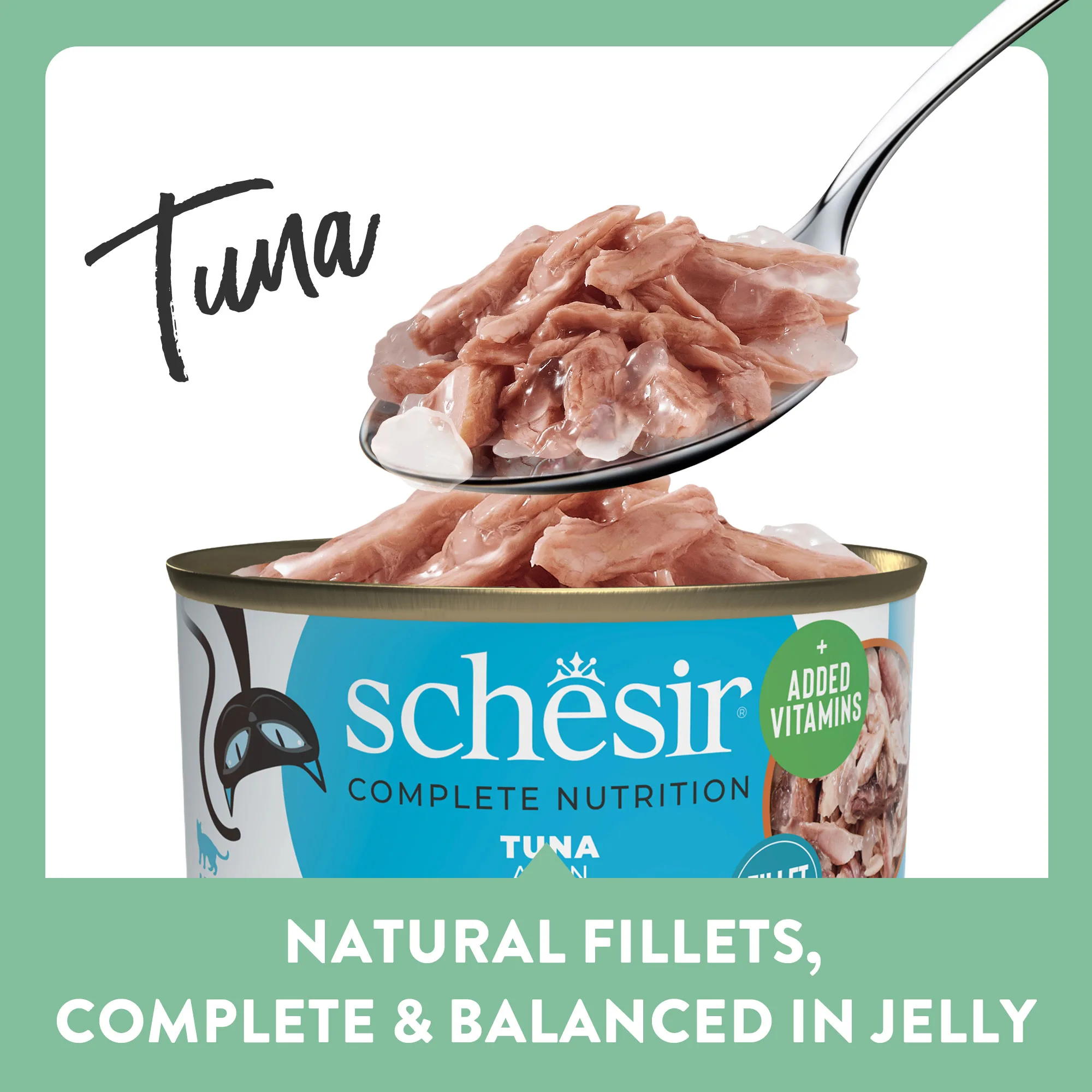 Schesir Complete Nutrition Tuna in Jelly, Wet Cat Food, 85g - Image 2