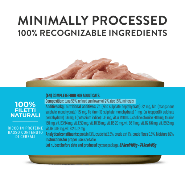 Schesir Complete Nutrition Tuna in Jelly, Wet Cat Food, 85g - Image 4