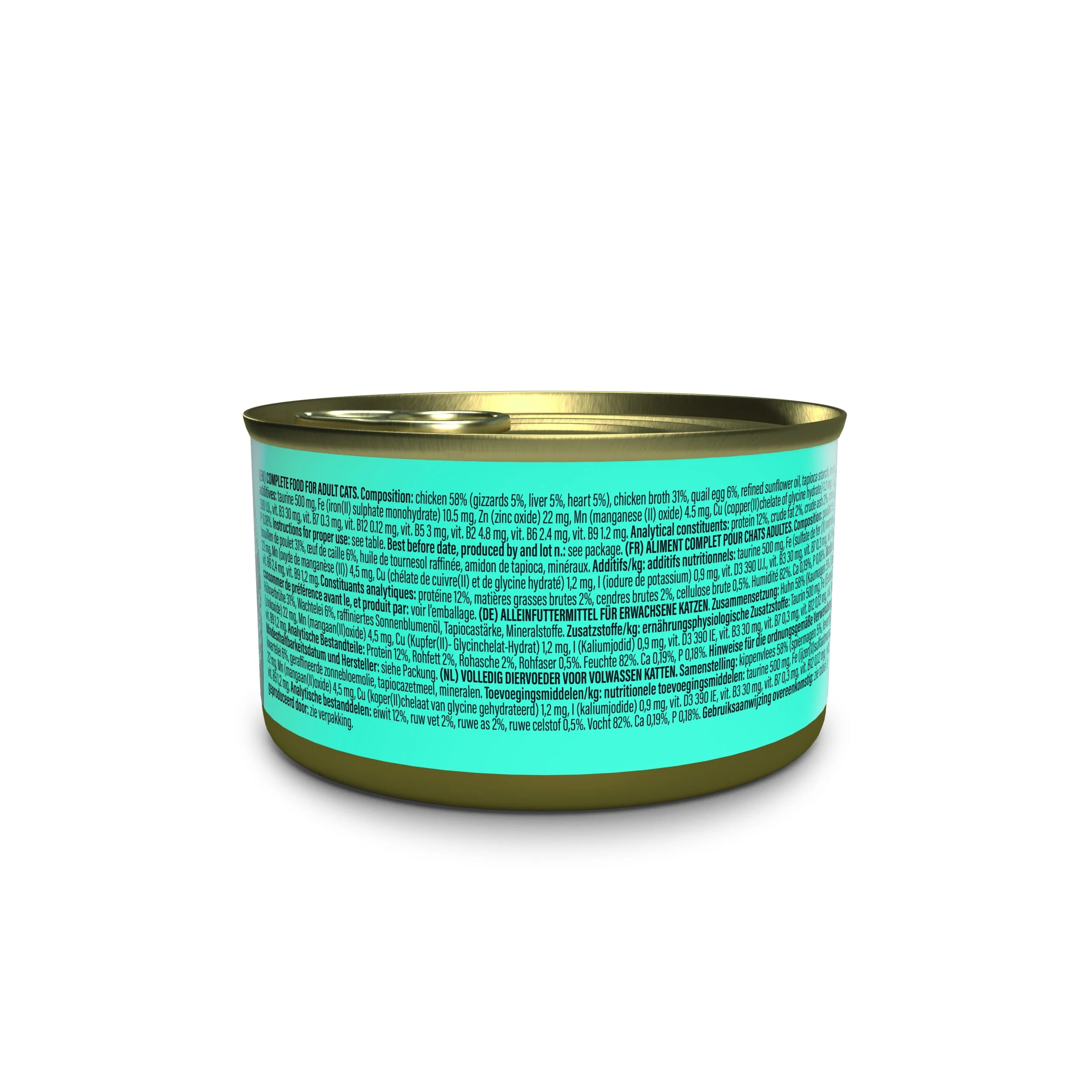 Schesir After Dark Chicken & Quail Egg in Broth Wet Cat Food, 80g - Image 7