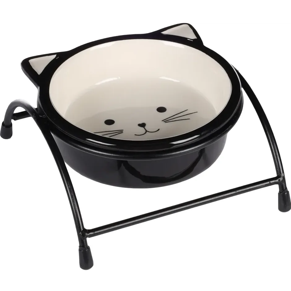 Flamingo Ansu Ceramic Pet Bowl and Stand