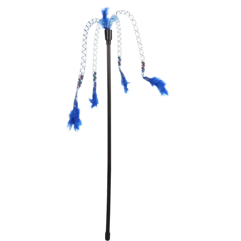 Flamingo Nancy Dangler Cat Toy, Blue