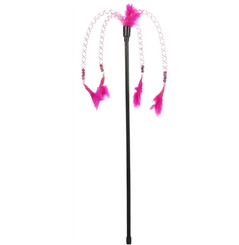 Flamingo Nancy Dangler Cat Toy, Pink