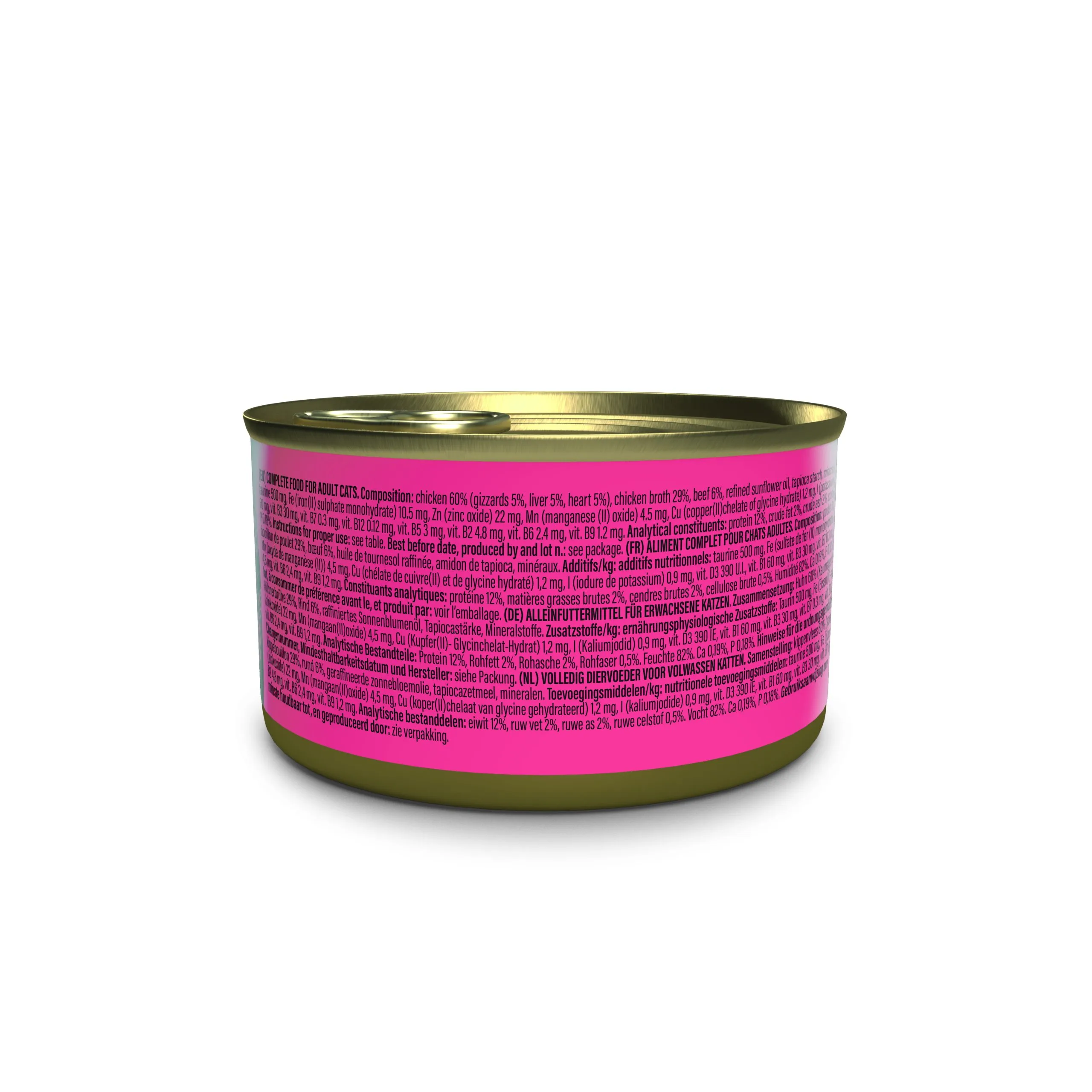 Schesir After Dark Chicken with Beef in Broth Wet Cat Food, 80g - Image 6