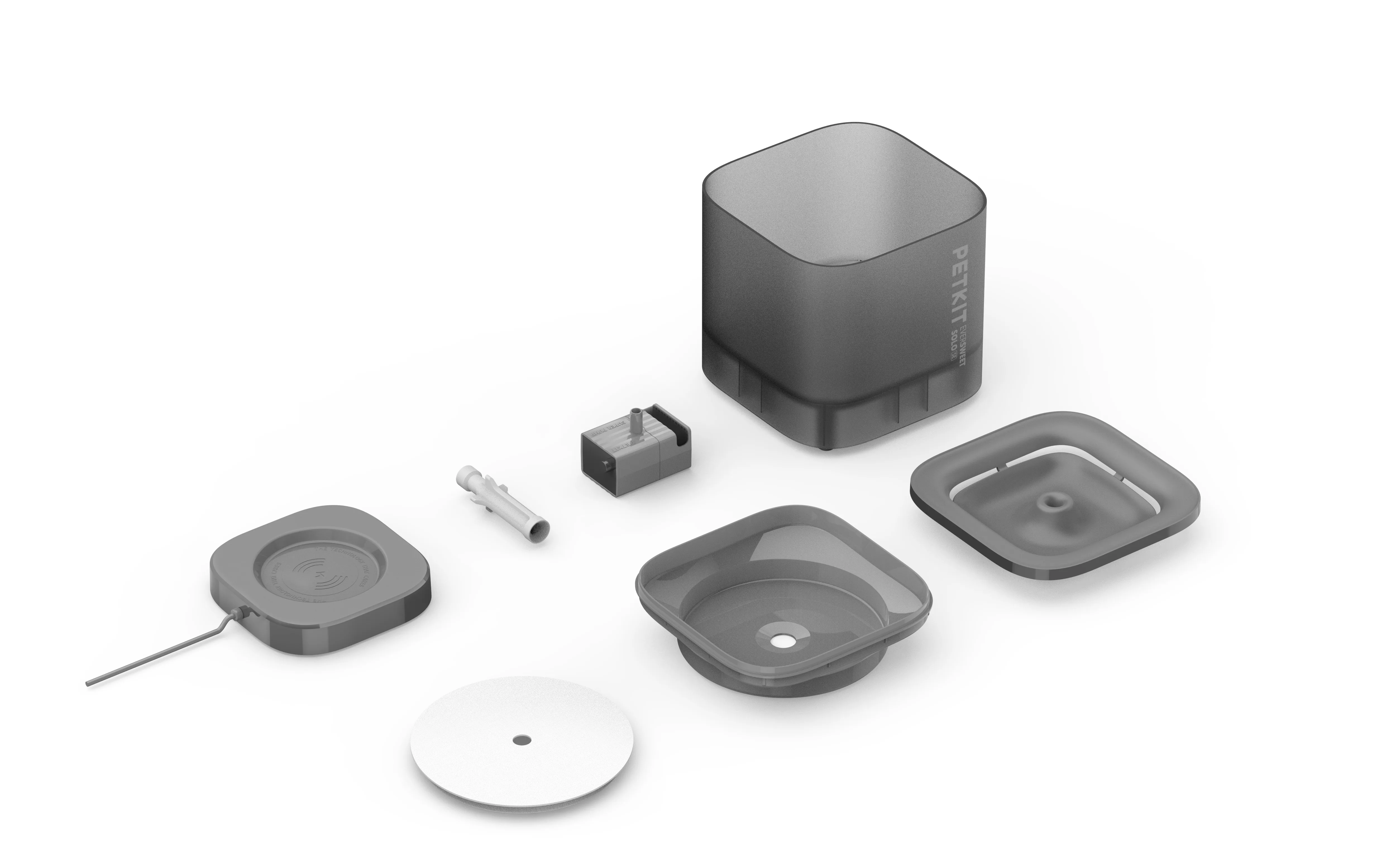 PetKit Smart Water Fountain SOLO SE, Black - Image 2