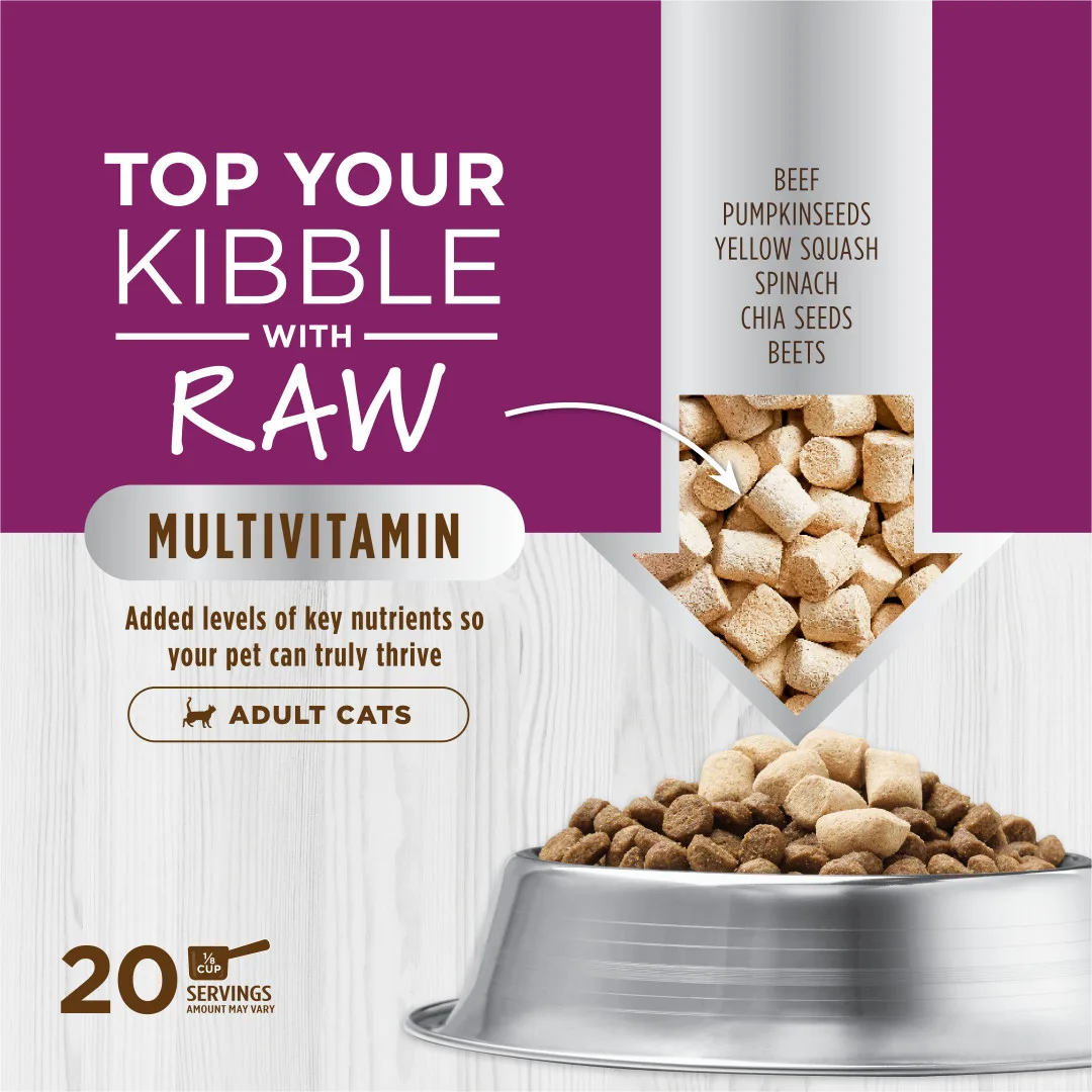 Instinct Raw Boost Mixers Multivitamin for Adult Cats Freeze-Dried Cat Food Topper - Image 4