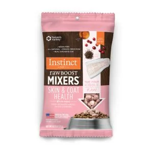 Instinct Raw Boost Mixers Skin & Coat Freeze-Dried Raw Dog Food Topper, 0.75g