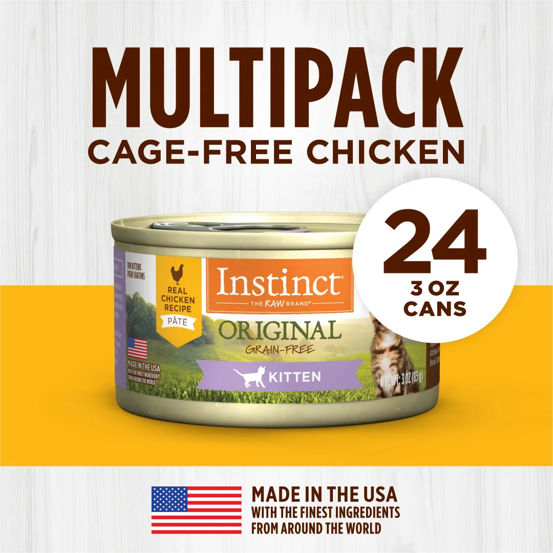 Instinct Original Real Chicken Grain-Free Wet Kitten Food, 85g - Image 4