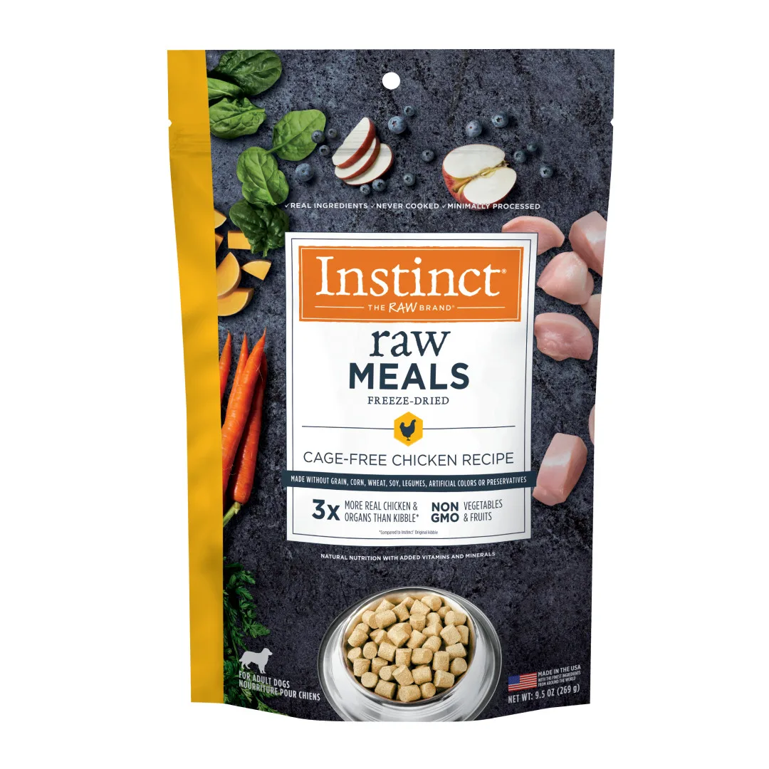 Instinct Raw Meals Cage-Free Chicken Freeze-Dried Dog Food